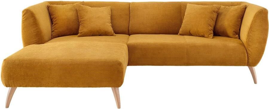 INOSIGN Hoekbank Colori gestoffeerde meubelen met tijdloos elegante rugleuning. L-vorm - Foto 4