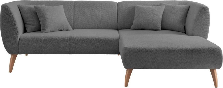 INOSIGN Hoekbank Colori gestoffeerde meubelen met tijdloos elegante rugleuning. L-vorm - Foto 6