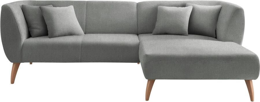 INOSIGN Hoekbank Colori gestoffeerde meubelen met tijdloos elegante rugleuning. L-vorm - Foto 6