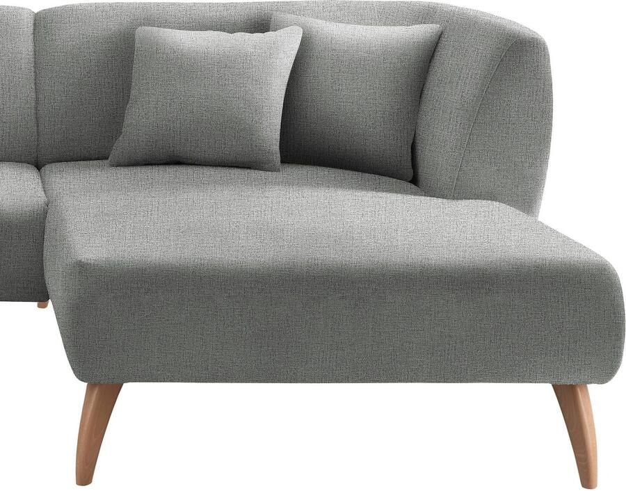 INOSIGN Hoekbank Colori gestoffeerde meubelen met tijdloos elegante rugleuning. L-vorm - Foto 4