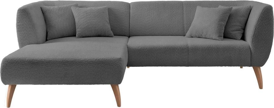 INOSIGN Hoekbank Colori gestoffeerde meubelen met tijdloos elegante rugleuning. L-vorm - Foto 6