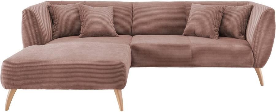 INOSIGN Hoekbank Colori gestoffeerde meubelen met tijdloos elegante rugleuning. L-vorm - Foto 6