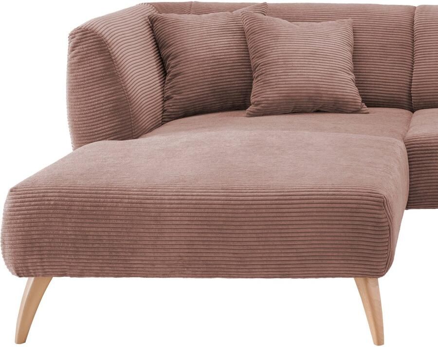 INOSIGN Hoekbank Colori gestoffeerde meubelen met tijdloos elegante rugleuning. L-vorm - Foto 3