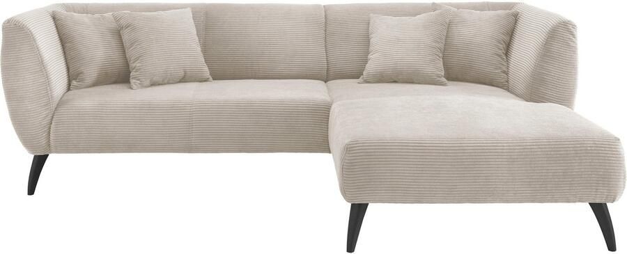 INOSIGN Hoekbank Colori gestoffeerde meubelen met tijdloos elegante rugleuning. L-vorm - Foto 6