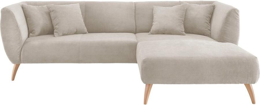 INOSIGN Hoekbank Colori gestoffeerde meubelen met tijdloos elegante rugleuning. L-vorm - Foto 6