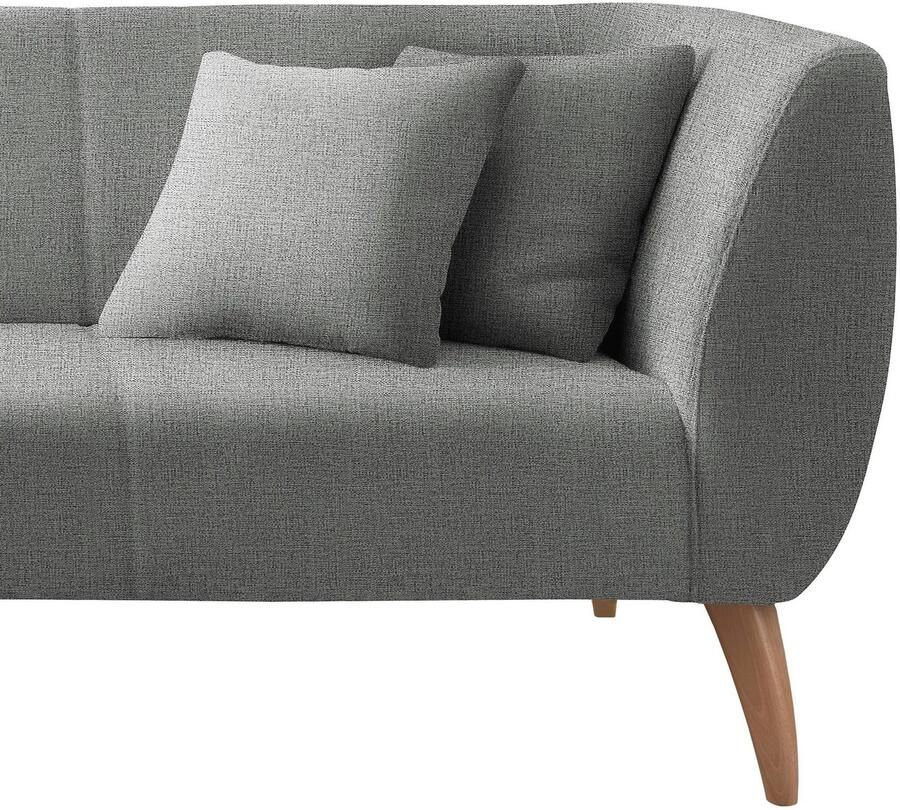 INOSIGN Hoekbank Colori gestoffeerde meubelen met tijdloos elegante rugleuning. L-vorm - Foto 3