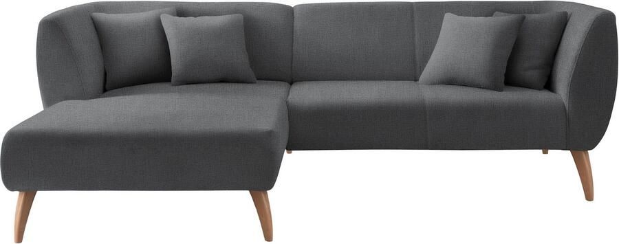 INOSIGN Hoekbank Colori gestoffeerde meubelen met tijdloos elegante rugleuning. L-vorm - Foto 6