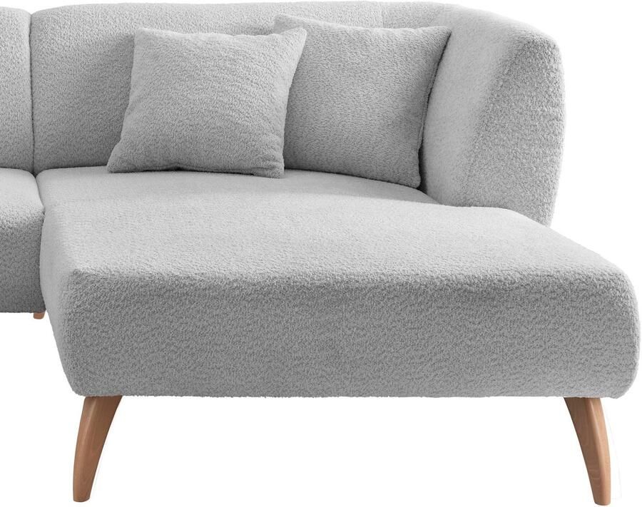INOSIGN Hoekbank Colori gestoffeerde meubelen met tijdloos elegante rugleuning. L-vorm - Foto 3