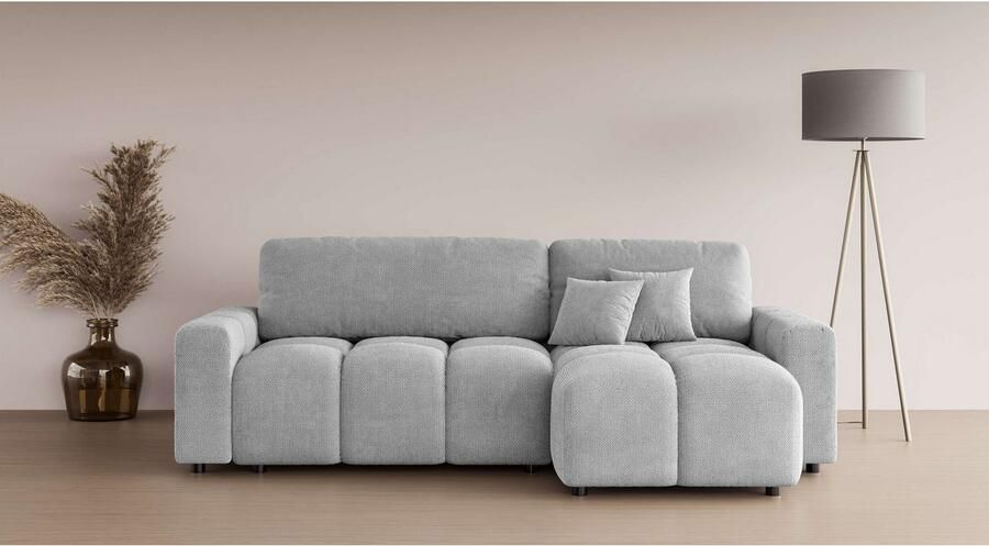 INOSIGN Hoekbank FELICI slaapbank 233cm L-vorm met recamiere aan beide zijden monteerbaar - Foto 5