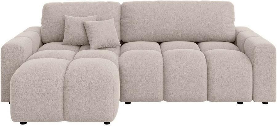 INOSIGN Hoekbank FELICI slaapbank 233cm L-vorm met recamiere aan beide zijden monteerbaar - Foto 7