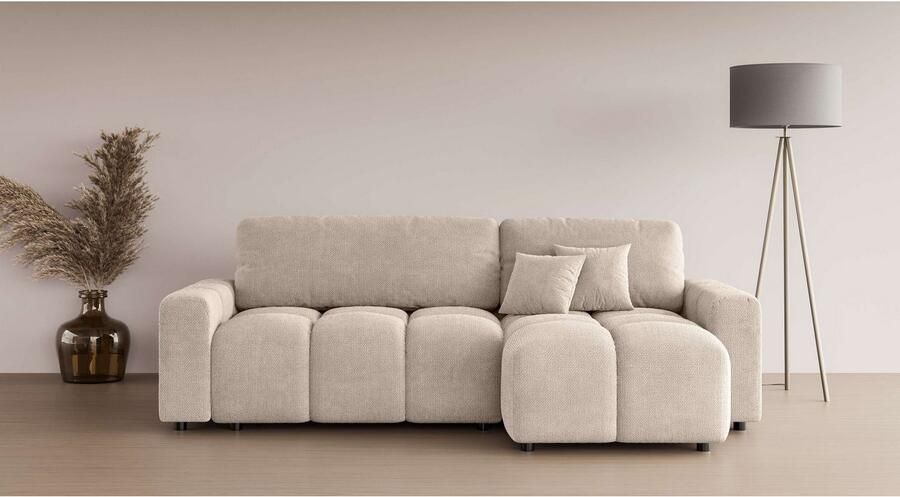 INOSIGN Hoekbank FELICI slaapbank 233cm L-vorm met recamiere aan beide zijden monteerbaar - Foto 5