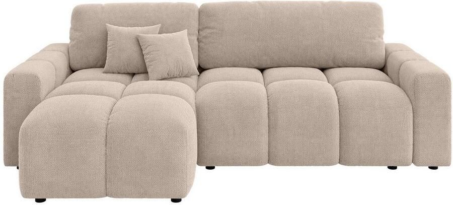 INOSIGN Hoekbank FELICI slaapbank 233cm L-vorm met recamiere aan beide zijden monteerbaar - Foto 7