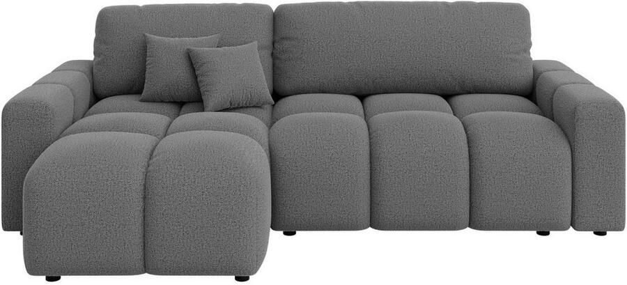 INOSIGN Hoekbank FELICI slaapbank 233cm L-vorm met recamiere aan beide zijden monteerbaar - Foto 4