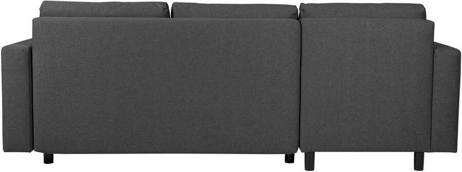 INOSIGN Hoekbank GLENOE slaapbank met bedlade ottomane aan beide zijden te monteren L-vorm afmetingen B D H: 230 135 84 5 cm velvet & zachte structuur - Foto 6