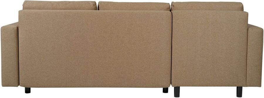 INOSIGN Hoekbank GLENOE slaapbank met bedlade ottomane aan beide zijden te monteren L-vorm afmetingen B D H: 230 135 84 5 cm velvet & zachte structuur - Foto 7