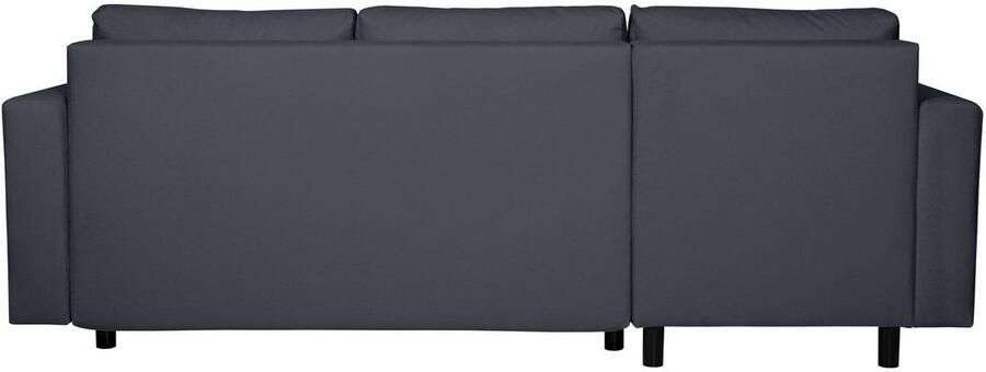 INOSIGN Hoekbank GLENOE slaapbank met bedlade ottomane aan beide zijden te monteren L-vorm afmetingen B D H: 230 135 84 5 cm velvet & zachte structuur - Foto 5