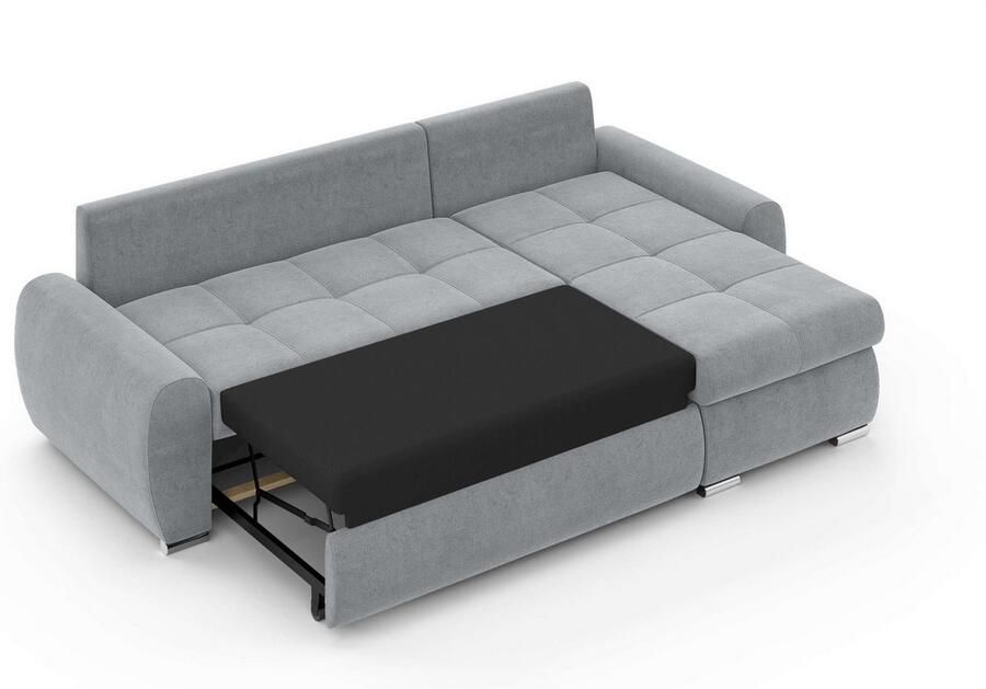 INOSIGN Hoekbank HAVERHILL slaapbank met bedlade afmetingen B H D: 237 89 166 cm