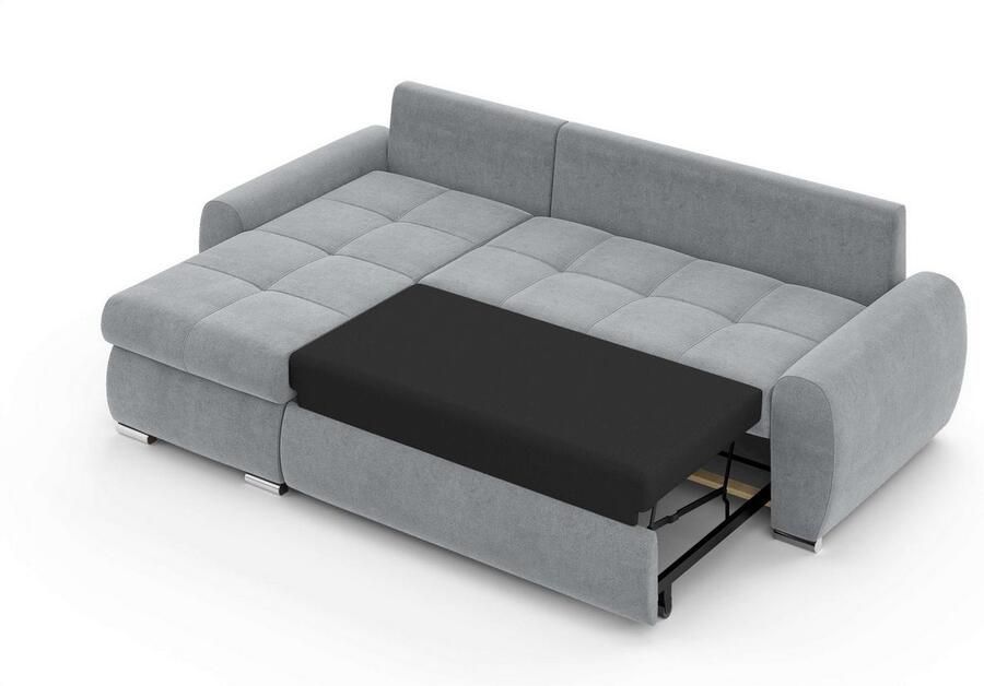 INOSIGN Hoekbank HAVERHILL slaapbank met bedlade afmetingen B H D: 237 89 166 cm