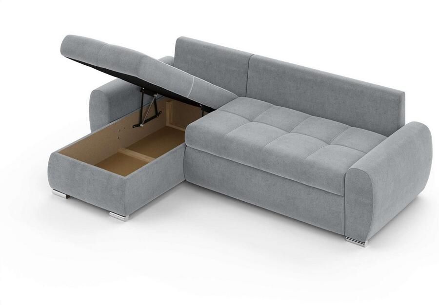 INOSIGN Hoekbank HAVERHILL slaapbank met bedlade afmetingen B H D: 237 89 166 cm - Foto 2