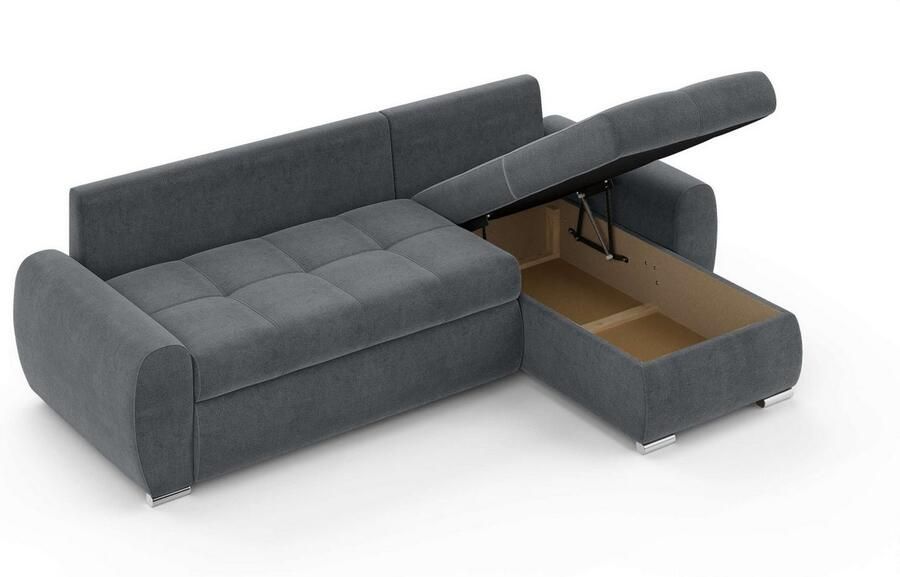 INOSIGN Hoekbank HAVERHILL slaapbank met bedlade afmetingen B H D: 237 89 166 cm - Foto 2