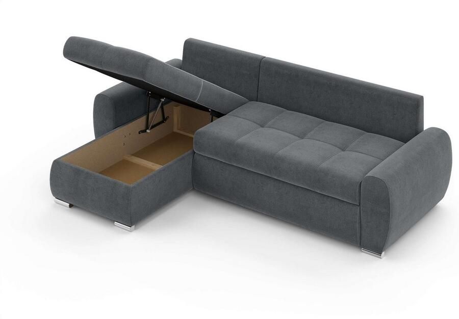 INOSIGN Hoekbank HAVERHILL slaapbank met bedlade afmetingen B H D: 237 89 166 cm - Foto 2