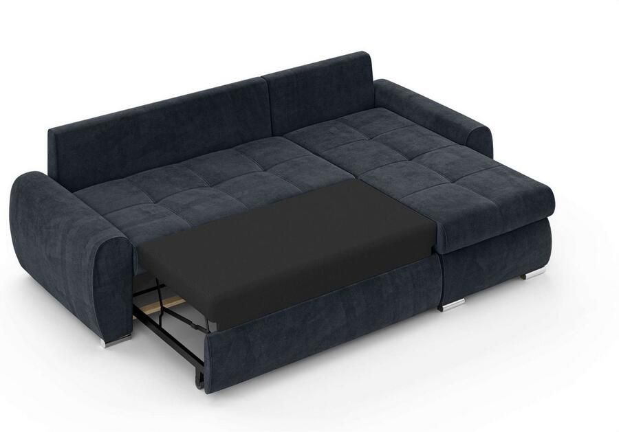 INOSIGN Hoekbank HAVERHILL slaapbank met bedlade afmetingen B H D: 237 89 166 cm