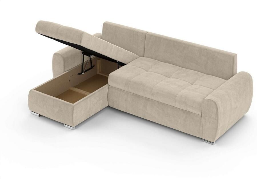 INOSIGN Hoekbank HAVERHILL slaapbank met bedlade afmetingen B H D: 237 89 166 cm - Foto 2