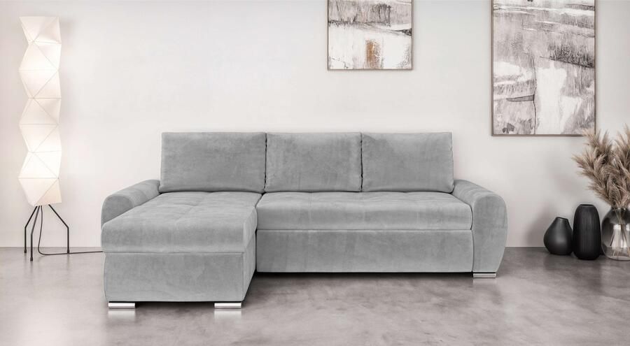 INOSIGN Hoekbank HAVERHILL slaapbank met bedlade afmetingen B H D: 237 89 166 cm - Foto 9