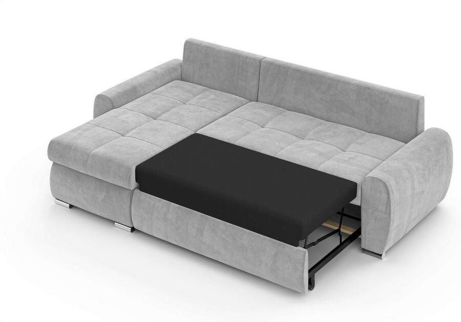 INOSIGN Hoekbank HAVERHILL slaapbank met bedlade afmetingen B H D: 237 89 166 cm