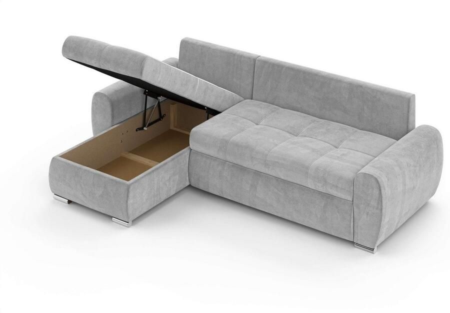 INOSIGN Hoekbank HAVERHILL slaapbank met bedlade afmetingen B H D: 237 89 166 cm - Foto 2