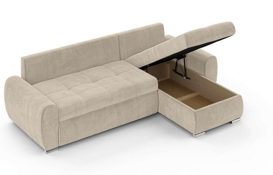 INOSIGN Hoekbank HAVERHILL slaapbank met bedlade afmetingen B H D: 237 89 166 cm - Foto 2