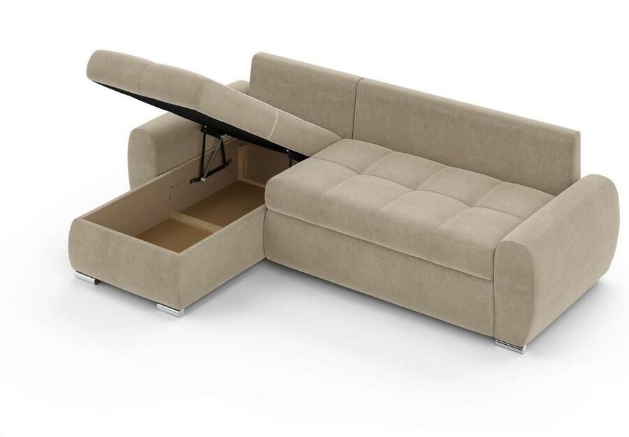 INOSIGN Hoekbank HAVERHILL slaapbank met bedlade afmetingen B H D: 237 89 166 cm - Foto 2