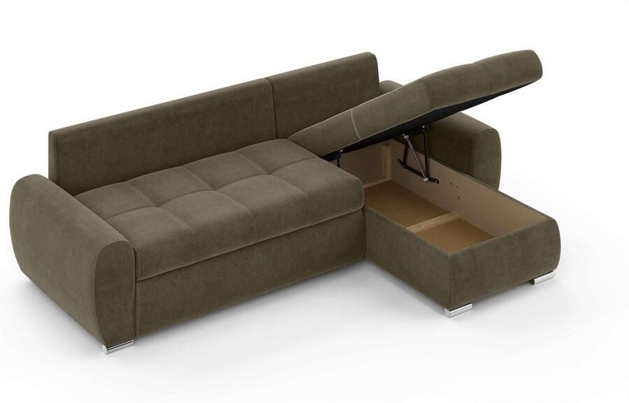 INOSIGN Hoekbank HAVERHILL slaapbank met bedlade afmetingen B H D: 237 89 166 cm - Foto 2