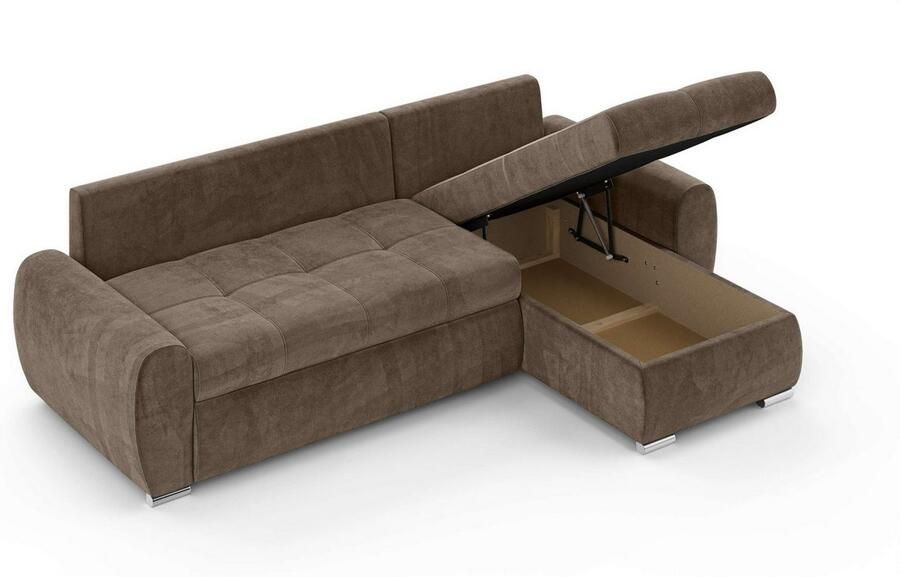 INOSIGN Hoekbank HAVERHILL slaapbank met bedlade afmetingen B H D: 237 89 166 cm - Foto 2