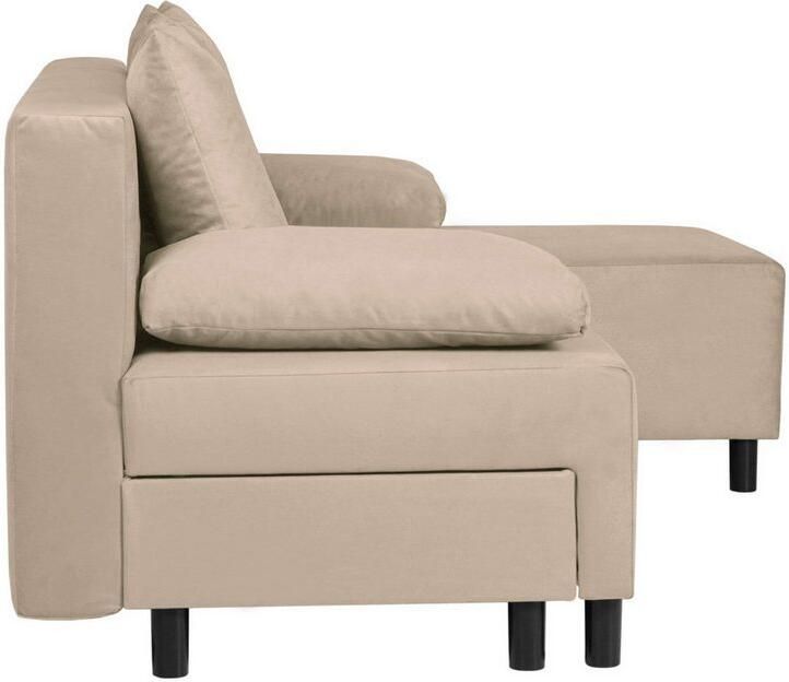 INOSIGN Hoekbank IWALANI slaapbank met bedlade ottomane aan beide zijden te monteren - Foto 2