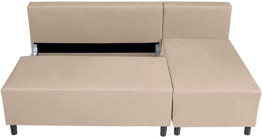 INOSIGN Hoekbank IWALANI slaapbank met bedlade ottomane aan beide zijden te monteren - Foto 3