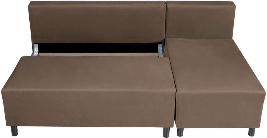 INOSIGN Hoekbank IWALANI slaapbank met bedlade ottomane aan beide zijden te monteren - Foto 3