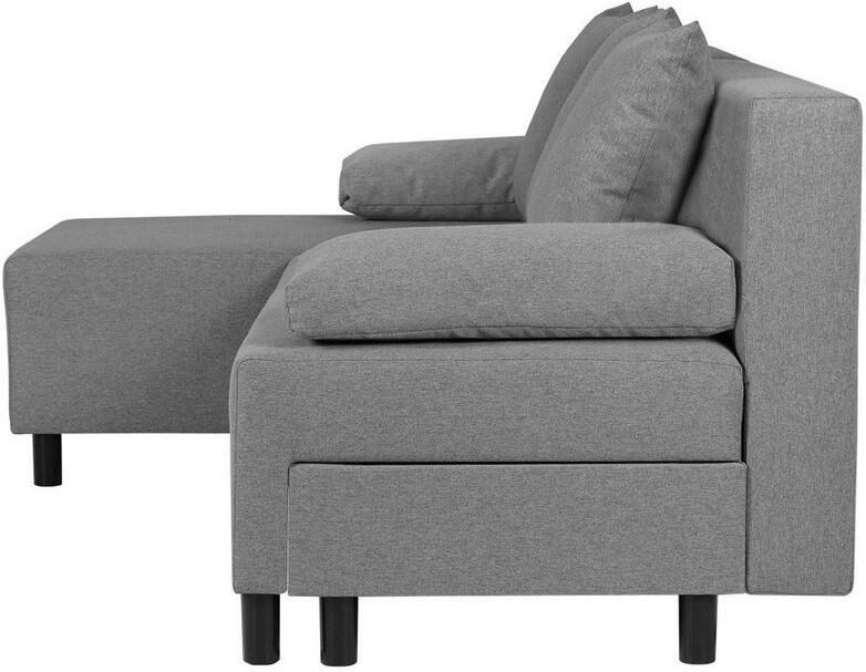INOSIGN Hoekbank IWALANI slaapbank met bedlade ottomane aan beide zijden te monteren
