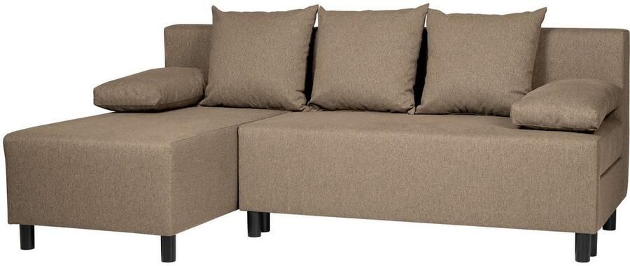 INOSIGN Hoekbank IWALANI slaapbank met bedlade ottomane aan beide zijden te monteren - Foto 6