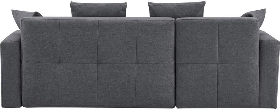 INOSIGN Hoekbank KILLAM 217 cm L-vorm met slaapfunctie en bedlade Recamière rechts links monteerbaar in cord en geweven stof - Foto 13