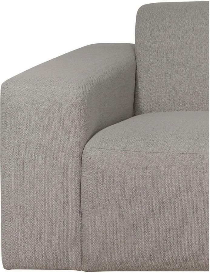 INOSIGN Hoekbank Koa 228 cm L-vorm modulair bankstel webstof cord Designbank zachte lounge-zitcomfort golfondersteuning tot aan de vloer - Foto 3