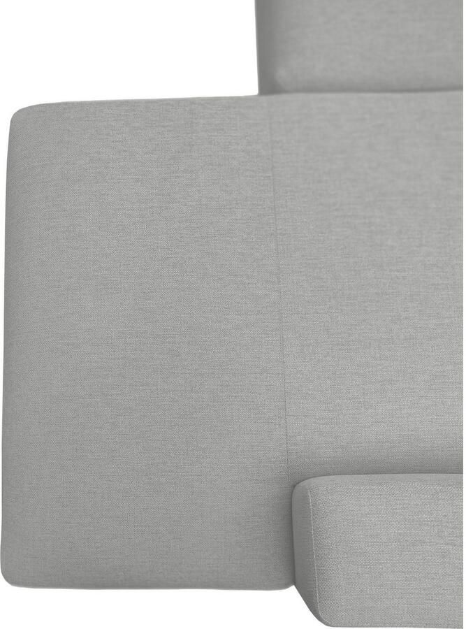 INOSIGN Hoekbank Koa 228 cm L-vorm modulair bankstel webstof cord Designbank zachte lounge-zitcomfort golfondersteuning tot aan de vloer - Foto 4