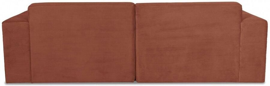 INOSIGN Hoekbank Koa 228 cm L-vorm modulair bankstel webstof cord Designbank zachte lounge-zitcomfort golfondersteuning tot aan de vloer - Foto 10