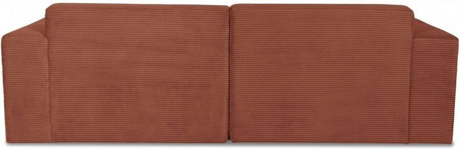 INOSIGN Hoekbank Koa 228 cm L-vorm modulair bankstel webstof cord Designbank zachte lounge-zitcomfort golfondersteuning tot aan de vloer - Foto 10