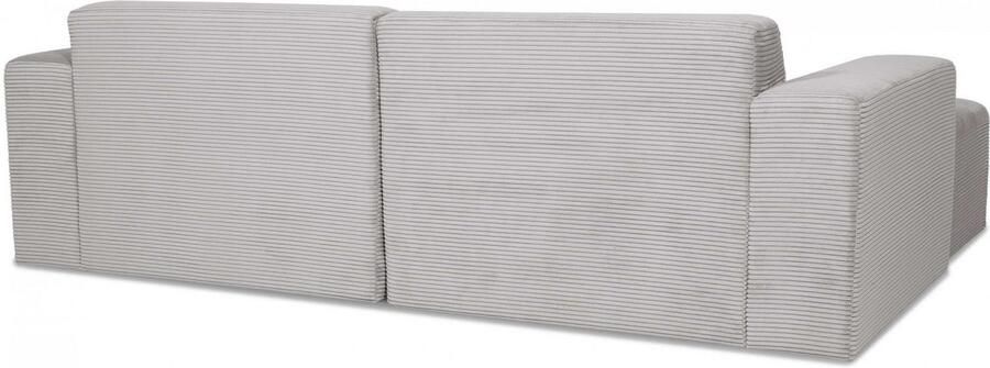 INOSIGN Hoekbank Koa 228 cm L-vorm modulair bankstel webstof cord Designbank zachte lounge-zitcomfort golfondersteuning tot aan de vloer - Foto 6