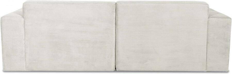 INOSIGN Hoekbank Koa 228 cm L-vorm modulair bankstel webstof cord Designbank zachte lounge-zitcomfort golfondersteuning tot aan de vloer - Foto 10