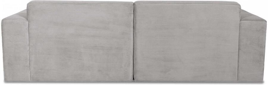 INOSIGN Hoekbank Koa 228 cm L-vorm modulair bankstel webstof cord Designbank zachte lounge-zitcomfort golfondersteuning tot aan de vloer - Foto 10