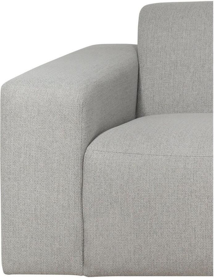 INOSIGN Hoekbank Koa 228 cm L-vorm modulair bankstel webstof cord Designbank zachte lounge-zitcomfort golfondersteuning tot aan de vloer - Foto 3