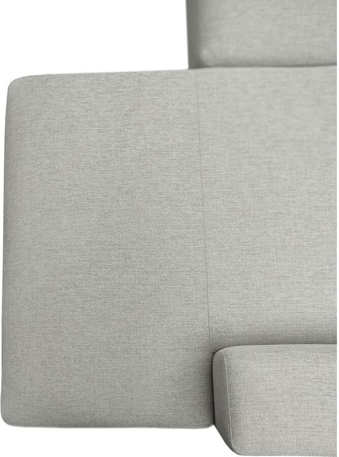 INOSIGN Hoekbank Koa 228 cm L-vorm modulair bankstel webstof cord Designbank zachte lounge-zitcomfort golfondersteuning tot aan de vloer - Foto 4