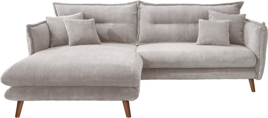 INOSIGN Hoekbank Lazio modern en comfortabel smalle armleuningen geweldige detailafwerking - Foto 5
